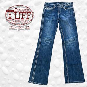 Cowgirl Tuff Co. “Don’t Fence Me In” Jeans – Size 32x35 TALL